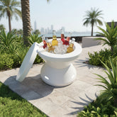 Fiberglass Table with Ice Bucket