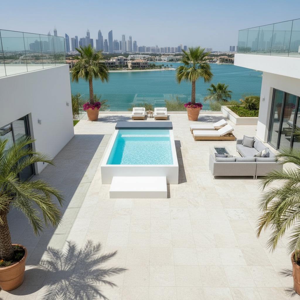 Aqualux Luxury Above-Ground Pool | DuneVik UAE